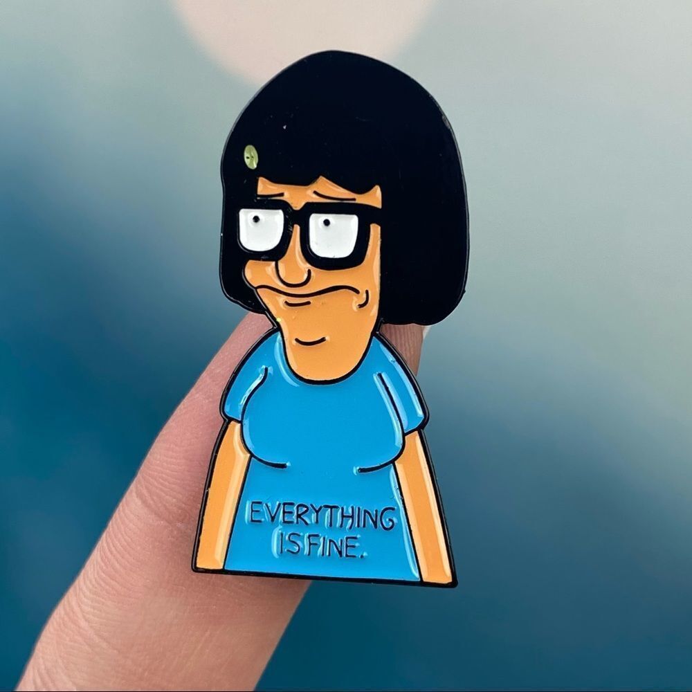Bobs Burgers Tina Enamel Pin/ Brooch Lapel